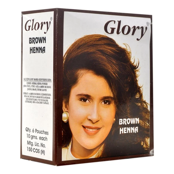 Glory Glory Kahverengi Hint Kınası (Brown Henna) 10 Gr Paket - 2