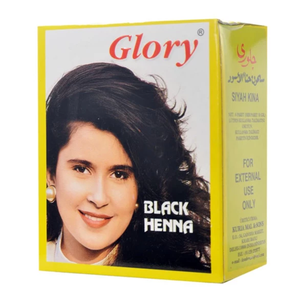 Glory Glory Siyah Hint Kınası (Black Henna) 10 Gr Paket - 3