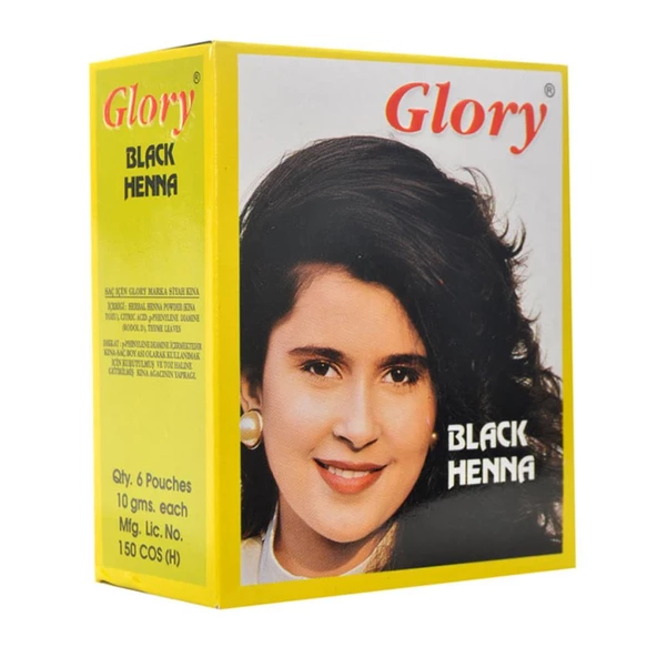 Glory Glory Siyah Hint Kınası (Black Henna) 10 Gr Paket - 2