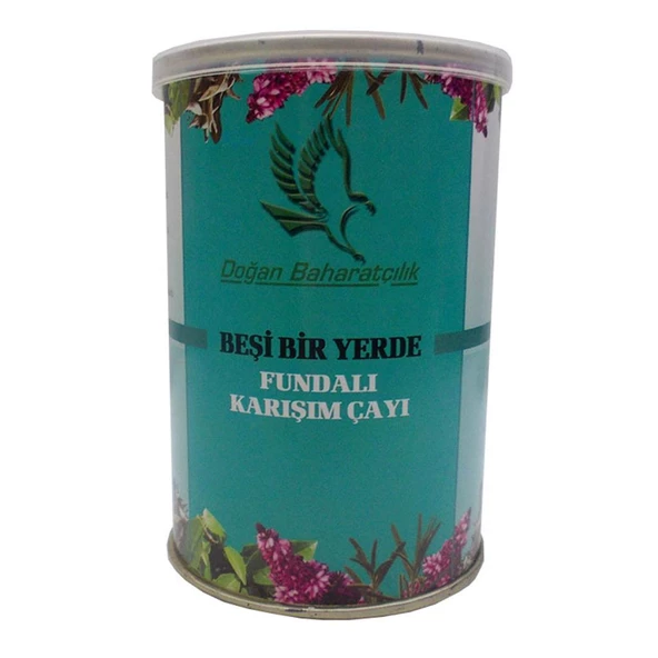 Doğan Baharatçılık Beşi Bir Yerde Fundalı Bitki Çayı Teneke 100G