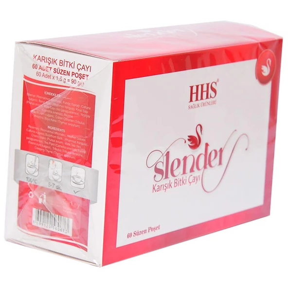 HHS Slender Karışık Bitki Çayı 60 Süzen Poşet Çay 1.5Gr X 60 Adet - 3