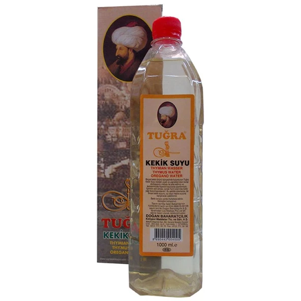 Doğan Baharatçılık Tuğra Saf Kekik Suyu 1000ML Katkısız Distile