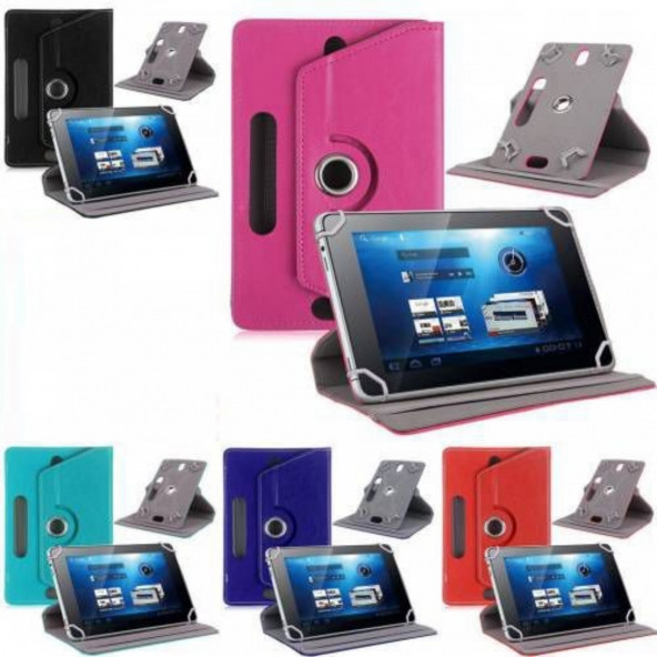 Redline Space A10 Tablet Uyumlu 10.1 inç Kapaklı Standlı Universal Tablet Kılıfı - 8