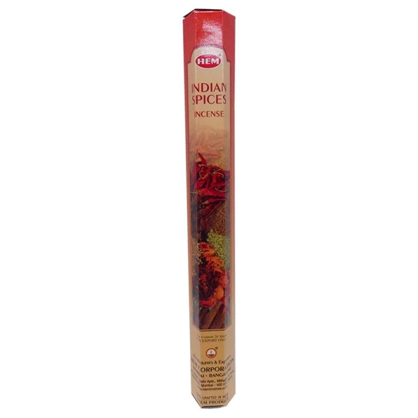 Hem Hint Baharatları Kokulu 20 Çubuk Tütsü - İndian Spices - 5