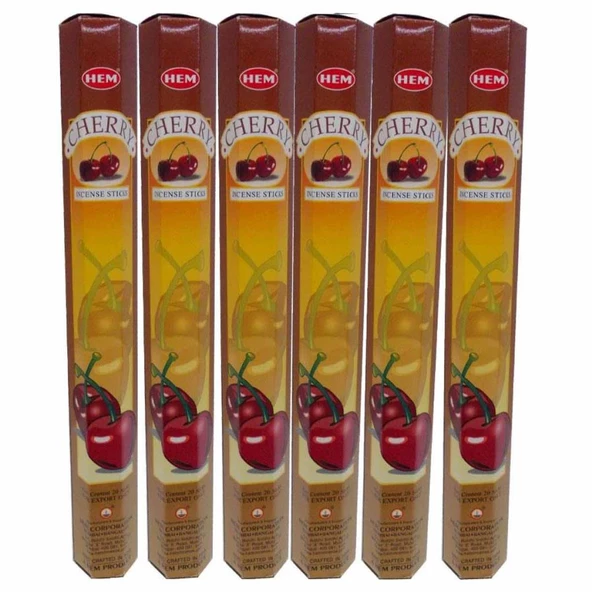 Hem Kiraz Kokulu 20 Çubuk Tütsü - Cherry - 6