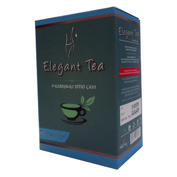 Nurs Elegant Tea 9 lu Karışımlı Doğal Bitki Form Çayı 42li Poşet