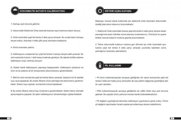 Eca Luna Dokunmatik Mutfak Eviye Bataryası Hijyenik 102118075H 20 Yıl Garantili - 7