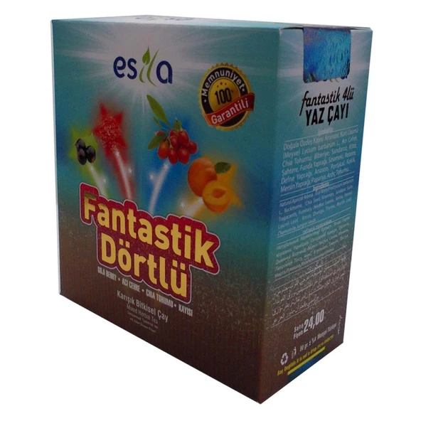 Esila Fantastik Dörtlü Yaz Karışık Bitki Poşet Çayı 45li Çay