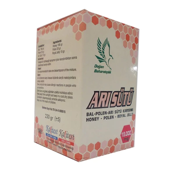 Doğan Baharatçılık Bal Polen Arı Sütü Karışımı 15000 MG 230 Gr - 4