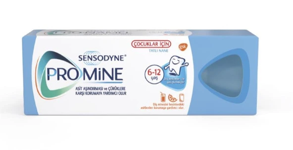 Sensodyne Promine (6-12 Yaş) Çocuklar için Diş Macunu 50ml