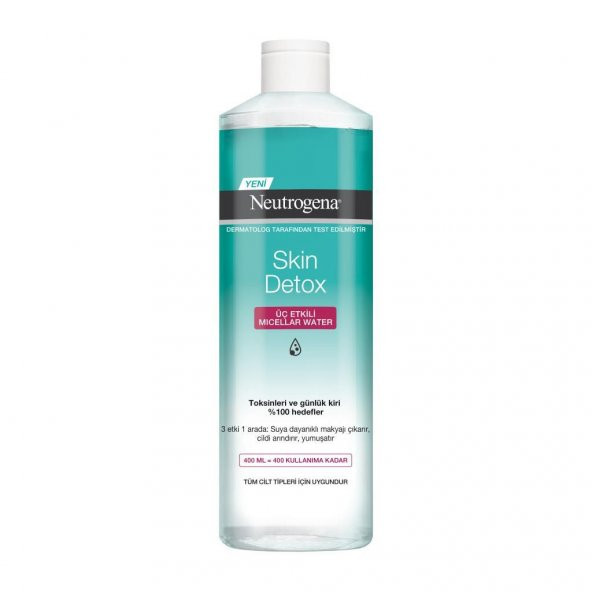Neutrogena Skin Detox Üç Etkili Micellar Water 400 ml