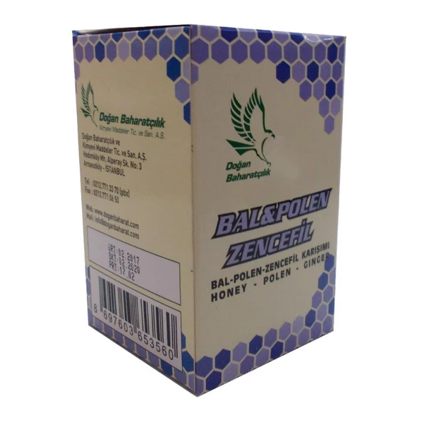 Doğan Baharatçılık Doğal Bal Polen Zencefil Karışımı Macun 230 G - 4