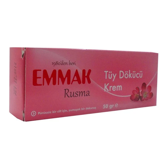 Emmak Rusma Tüy Dökücü Krem 50Gr Depilatör Kremi - 4