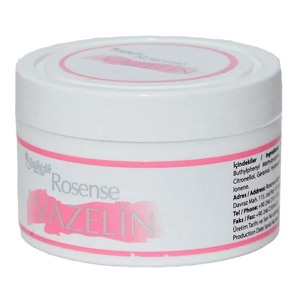 Rosense Gül Kokulu Vazelin Doğal Parfümlü 100ML - 2