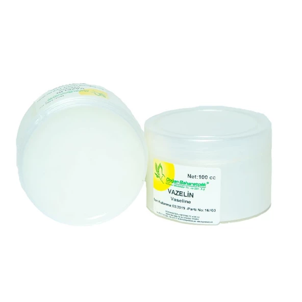 Doğan Baharatçılık Saf Vazelin Beyaz 100ML Kokusuz Doğal Katkısız