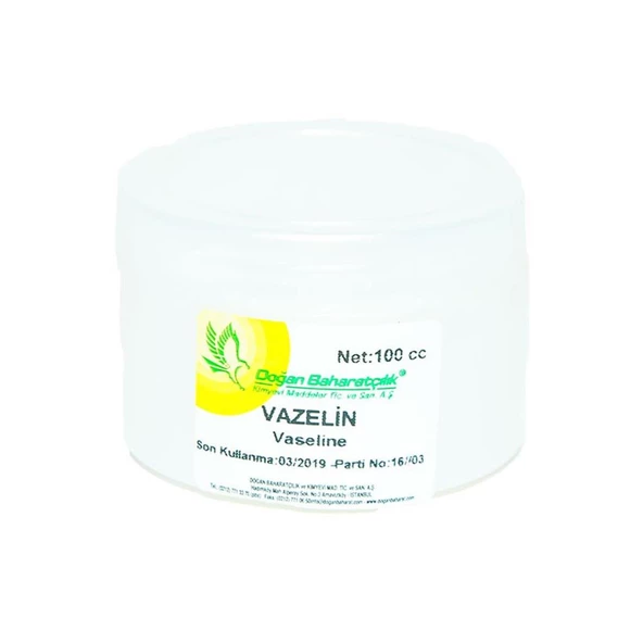 Doğan Baharatçılık Saf Vazelin Beyaz 100ML Kokusuz Doğal Katkısız - 5