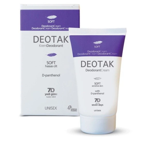 Deotak Deo Krem Soft Unisex 35ml