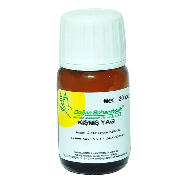Doğan Baharatçılık Kişniş Yağı 20 ML Katkısız Doğal Saf Cam Şişe - 5