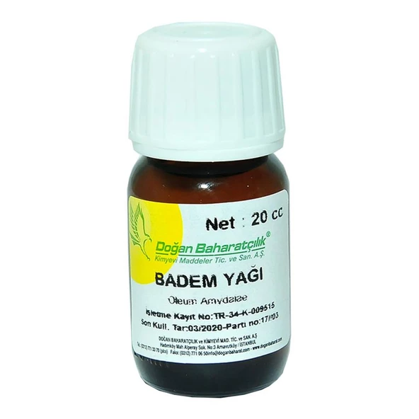 Doğan Baharatçılık Badem Yağı 20cc Almond Oil 20ml - 5