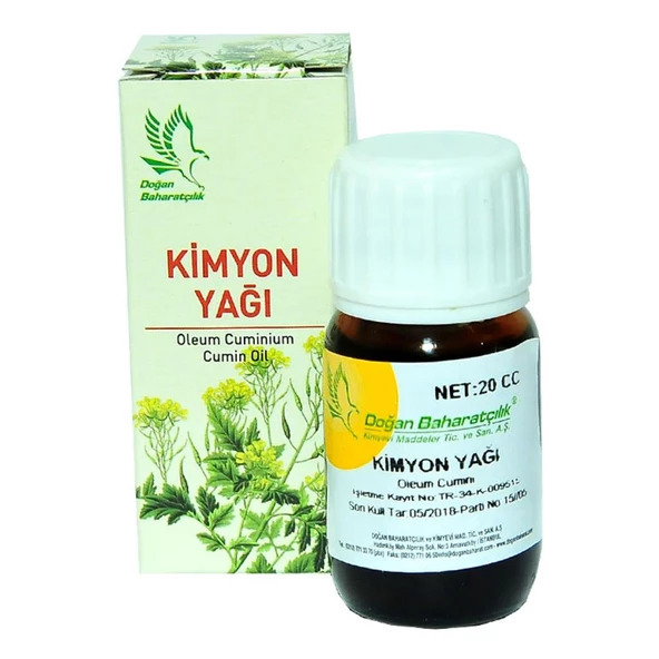 Doğan Baharatçılık Kimyon Yağı 20 ML Doğal Saf Cam Şişe