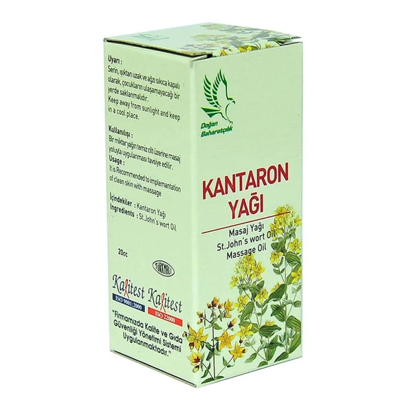 Doğan Baharatçılık Kantaron Yağı 20cc Doğal Saf Masaj Yağı Sarı - 4
