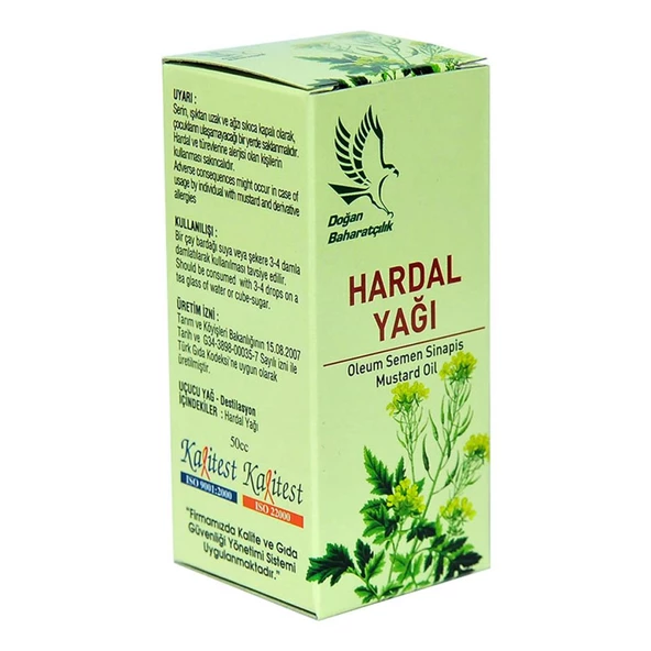 Doğan Baharatçılık Hardal Yağı 50 cc Doğal Saf Cam Şişe - 4