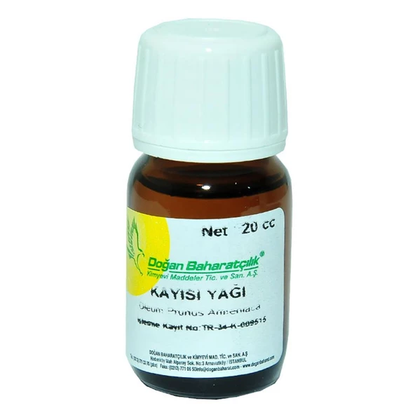 Doğan Baharatçılık Kayısı Yağı 20 cc Oleum Prunus Armeinaca - 5