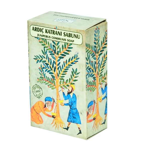 Saba El Yapımı Kostiksiz Ardıç Katranı Sabunu Katranlı 125GR - 3