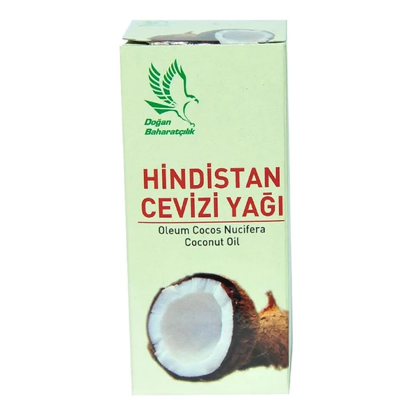 Doğan Baharatçılık Hindistan Cevizi Yağı 50 cc ml Doğal Saf Cam Şişe