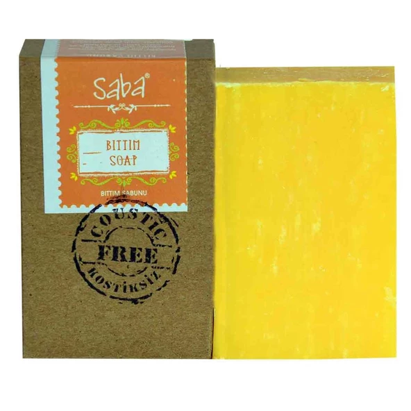 Saba Kostiksiz El Yapımı Doğal Saf Katkısız Bıttım Sabunu 125GR