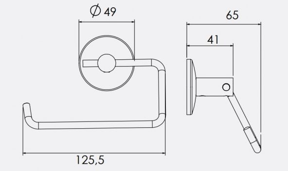 Serel Banyo Lale Tuvalet Kağıtlığı Kapaksız 140101010 E.C.A - Resim 2