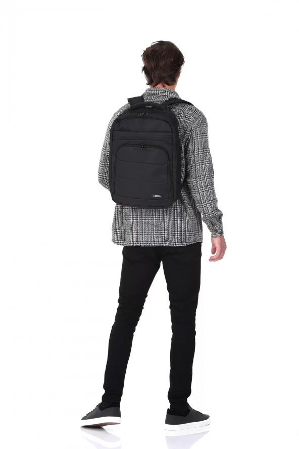 National Geographic Çok Gözlü Sırt Çantası Siyah N0710 - Resim 7