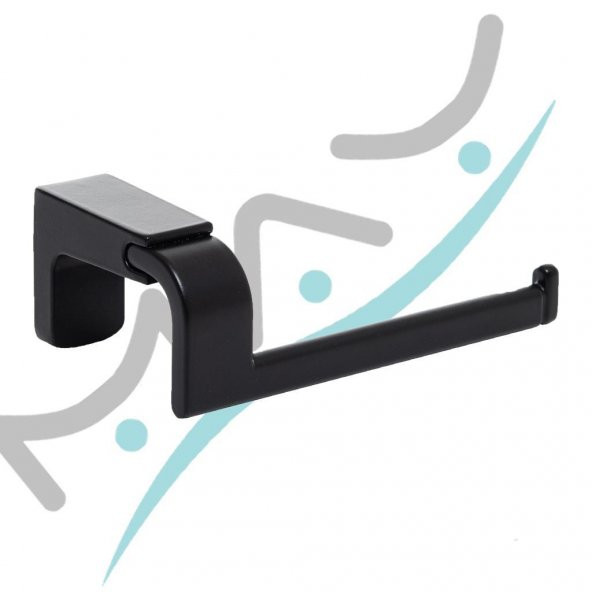 Tema Banyo Premium Kağıtlık Kapaksız Mat Siyah Renkli 71010-2M - 3