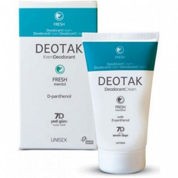 Deotak Deo Krem Fresh Mentol Unisex 35ml