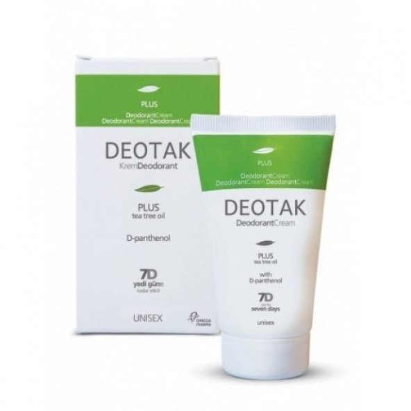 Deotak Deo Krem Plus Tea Tree Oil Unisex 35ml