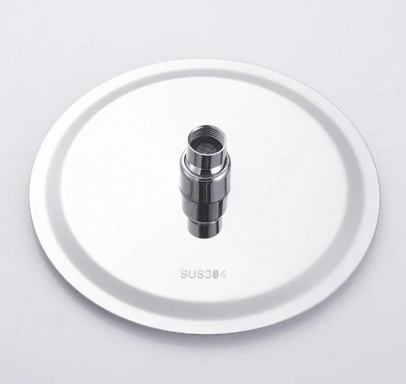 T-MAY Banyo Sardes Oval İnce Tepe Duş Seti Başlığı 25x25 Paslanmaz Metal - 4