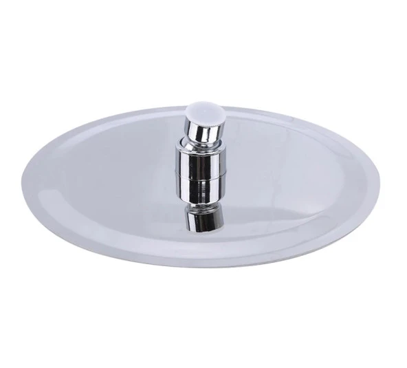 T-MAY Banyo Sardes Oval İnce Tepe Duş Seti Başlığı 30x30 Paslanmaz Metal - 7