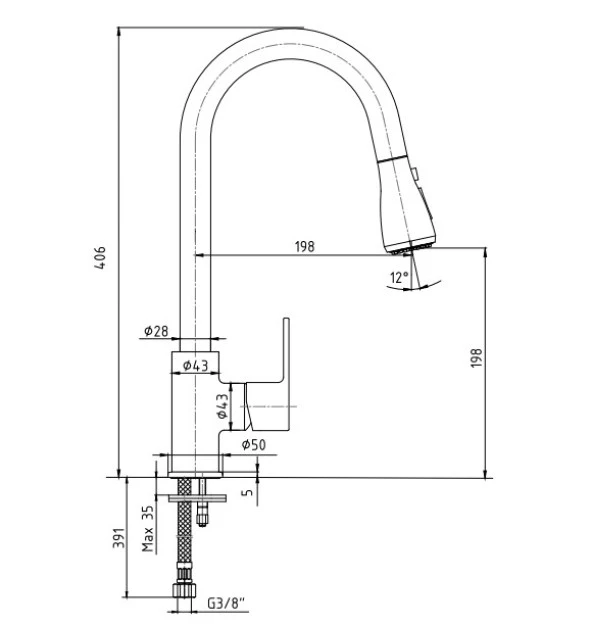 ECA Nita Spiralli Mutfak Eviye Bataryası 102118107 - Resim 2