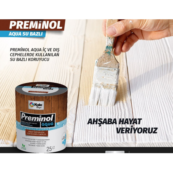 ÇBS PREMİNOL AQUA SU BAZLI AHŞAP KORUYUCU BOYA 2.5 L - 2