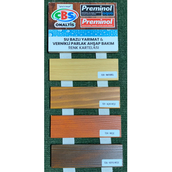 ÇBS PREMİNOL AQUA SU BAZLI AHŞAP KORUYUCU BOYA 2.5 L - 3