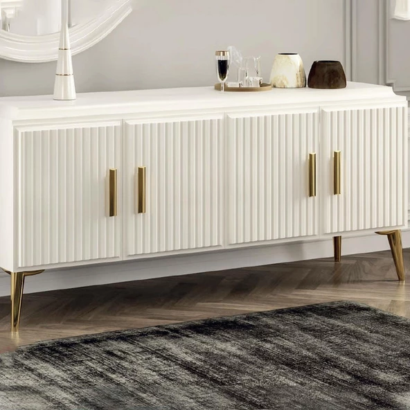 Notre Mobilya Mutfak Çekmece Dolap Dolabı Kulpu Kulbu Plastik Gold Altın Kulpları (96 MM-9.6 CM) - 5