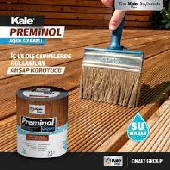 ÇBS PREMİNOL AQUA SU BAZLI AHŞAP KORUYUCU BOYA 0.7 L - 2