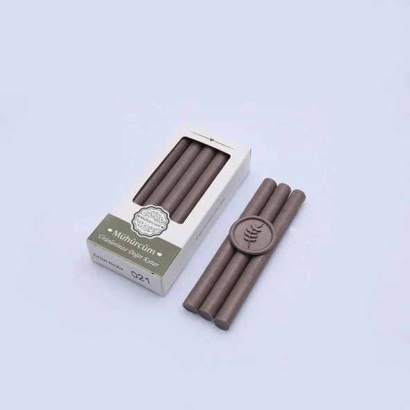 Mühür Mumu Çubuk 11mm x 120mm 10 lu Paket Model No:21 (ÇİKOLATA) - Resim 3