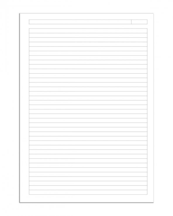 Okul Defteri A4 72 yp. Spiralli (2li Paket) ÇİZGİLİ - 2