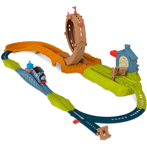 Orjinal Thomas ve Arkadaşları Çemberde Dönüş Eğlencesi Pilli Thomas&Friends HJL20 - 4