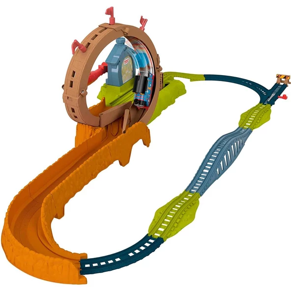 Orjinal Thomas ve Arkadaşları Çemberde Dönüş Eğlencesi Pilli Thomas&Friends HJL20 - 3