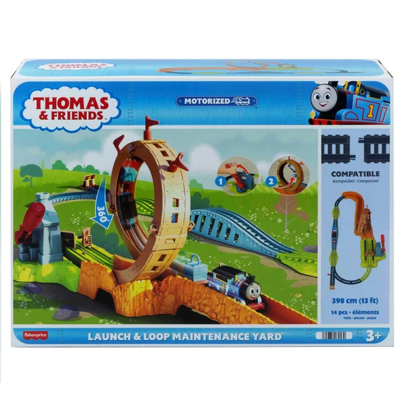 Orjinal Thomas ve Arkadaşları Çemberde Dönüş Eğlencesi Pilli Thomas&Friends HJL20 - 6