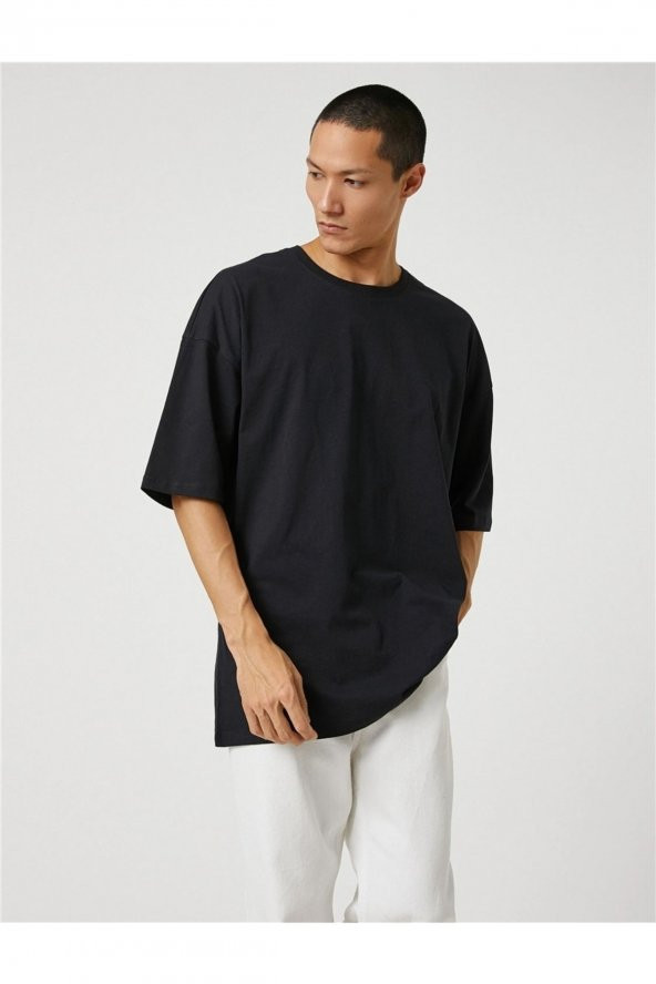 Y23 3sam10059hk Siyah 999 Erkek Jersey Pamuk T-shirt - 2