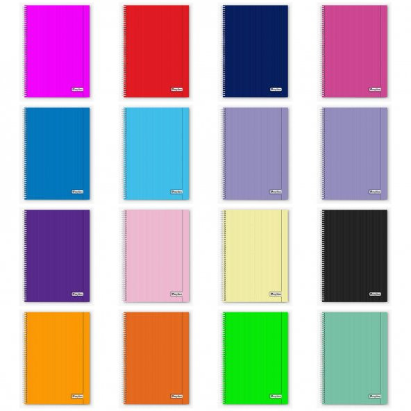 Okul Defteri A4 96 yp. Spiralli 6 Kareli, 4 Çizgili 10 ADET - 2