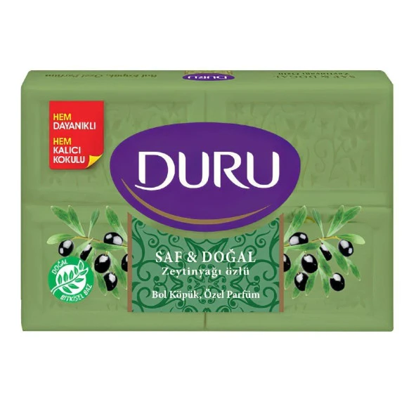 Duru Saf & Doğal Zeytinyağlı Sabun 4x150 gr